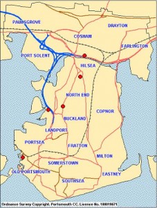 Houses Portmouth Map